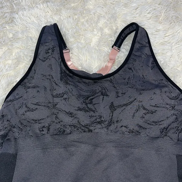 Tank Top Color Grey / Black Size XL EUC - Image 2