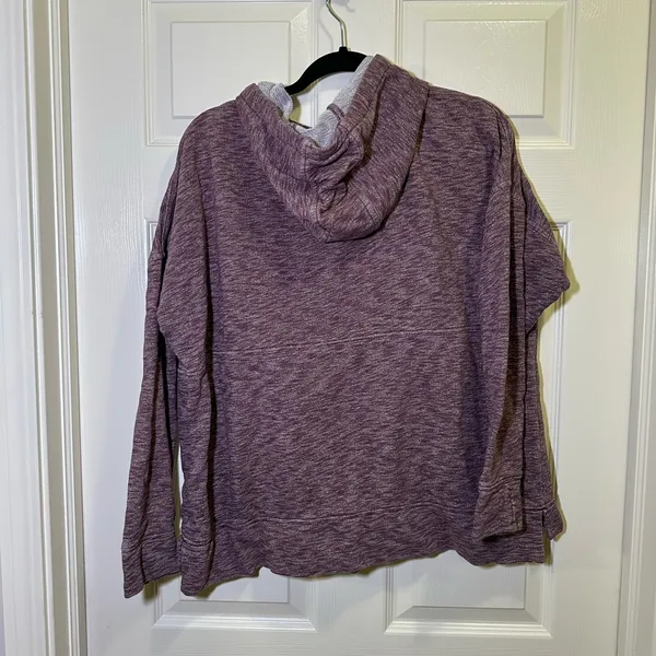 Carhartt Relaxed Fit Pullover Hooded Sweatshirt Size XL 16-18 Purple Hoodie - Image 5