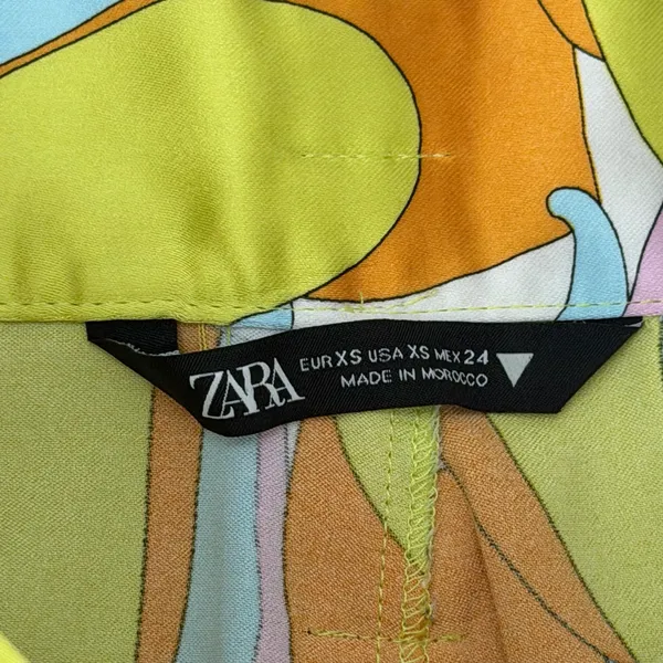 Zara Loose Fit Groovy Vintage Wide Leg Pants - Image 6