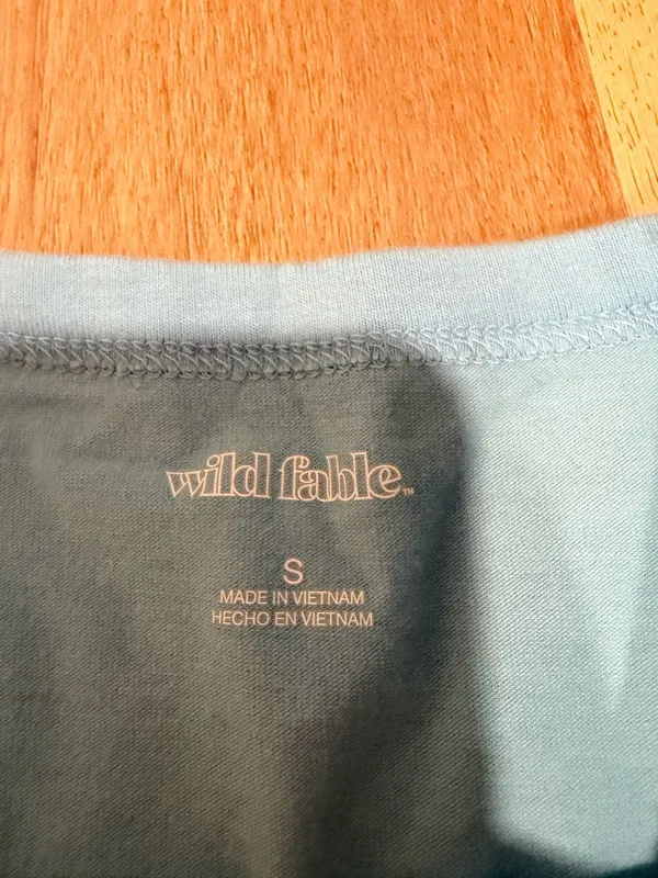 Wild fable baby tee blue - Image 3