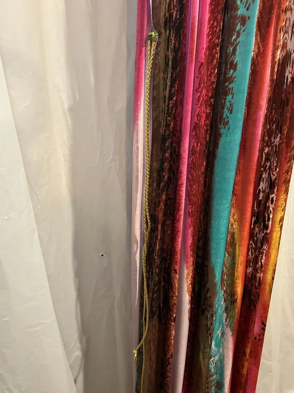 ACE Fashion Women's XL Multicolor Abstract Print Maxi Dress Sleeveless Size XL - Image 10