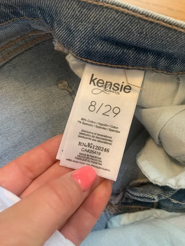 Kensie Paisley Jean Skirt - Image 5