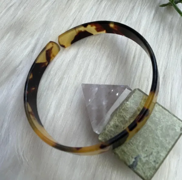Vintage boho bangle cuff bracelet - Image 2