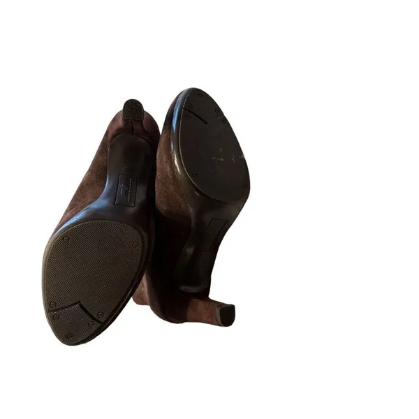 Anne Klein iflex Caroline Womens Size 7 Brown Suede Ankle Tassel Zip Booties - Image 6