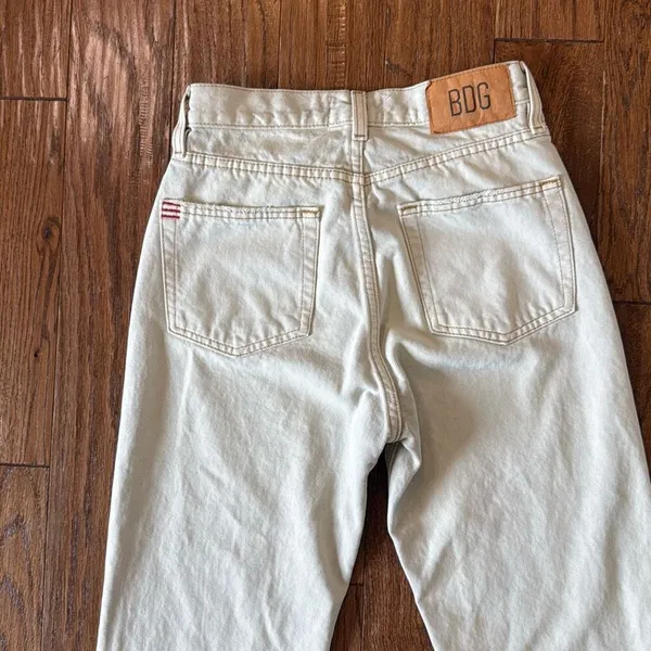 BDG high rise baggy cowboy jeans beige size 26 - Image 12