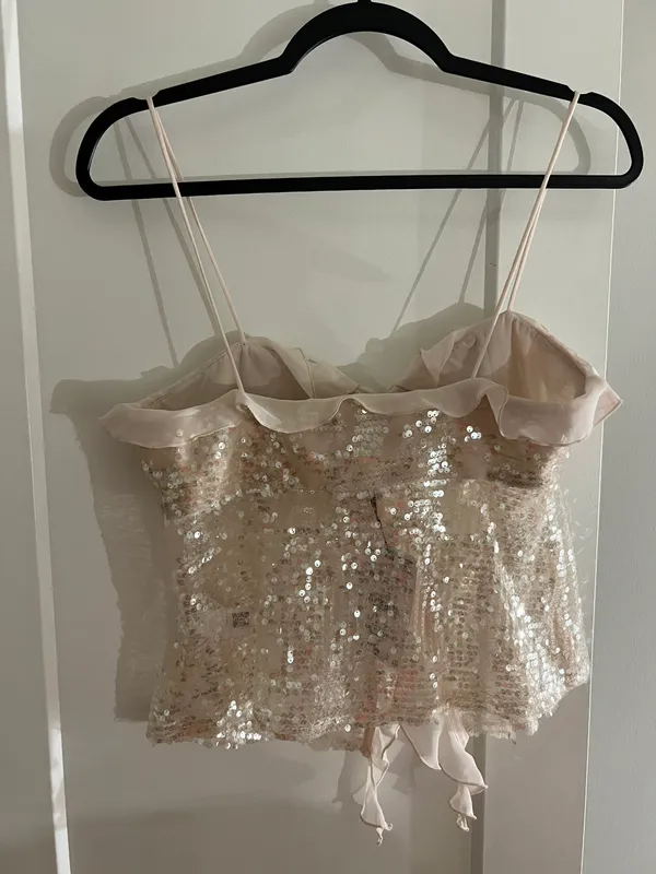 Zara Sequin Tank Top - Image 2