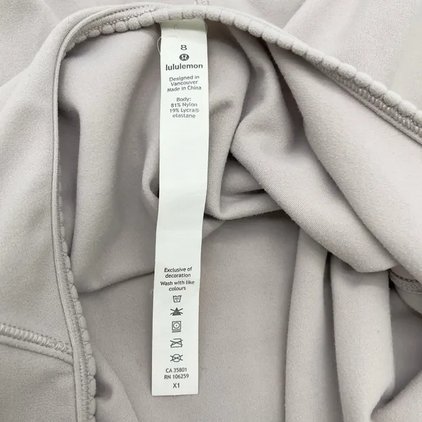 Lululemon Full‎ Freedom Bodysuit Size 8 Smoky Blush Pink Scoop Neck Yoga Ballet - Image 5