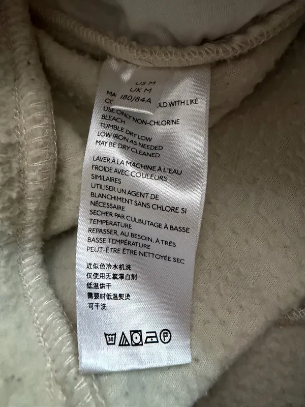 Urban Outfitters Cream Fleece Cargo Utility Pants Gorpcore Size M - Image 6