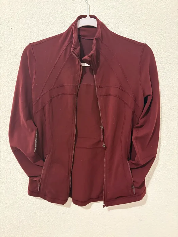 Lululemon Maroon Define Jacket 6 - Image 2