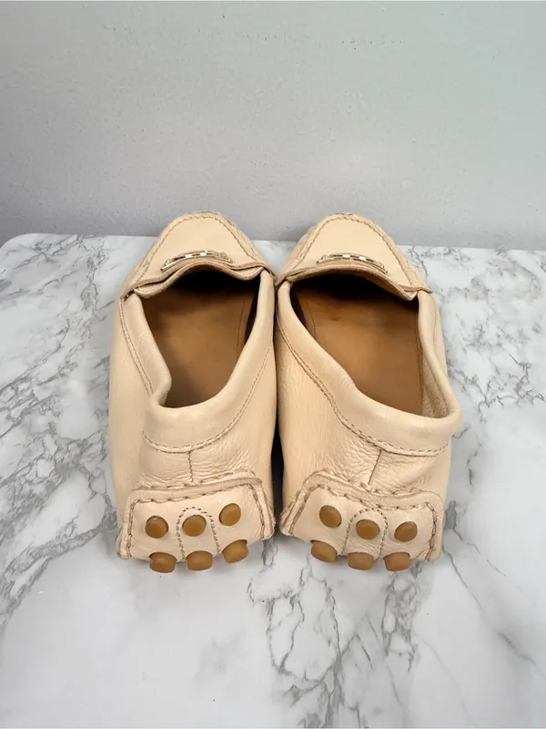 Coach Napoleon driving Loafers buckle leather Flats Size 7.5B - Image 3