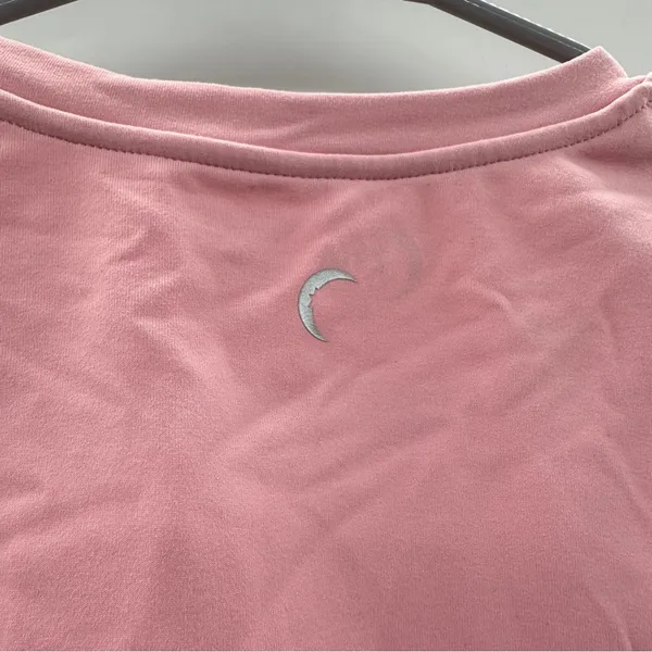 Zyia Active Muted Pink High‎ Neck Stronger Cropped Tank Top Size L NEW - Image 3