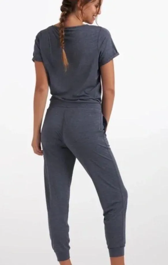 VUORI All Day Jumpsuit in Azure Heather - Image 2