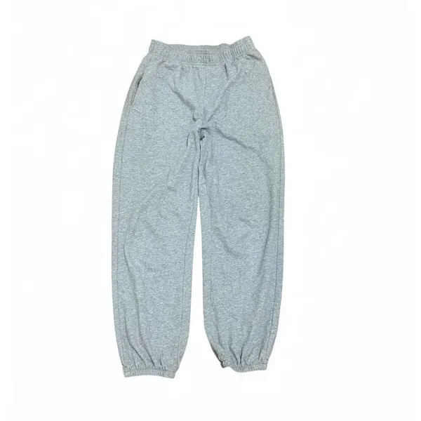HeSaYep Size Medium Grey High Waisted Sweatpants Joggers Sweat Pants Gray - Image 5