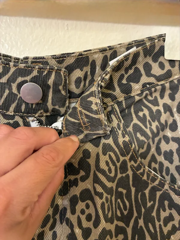 Jeans leopardo New Size L - Image 3