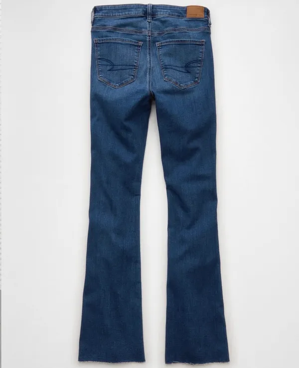 American Eagle Next Level High-Waisted Skinny Kick Jean size: 12 Short - Image 3