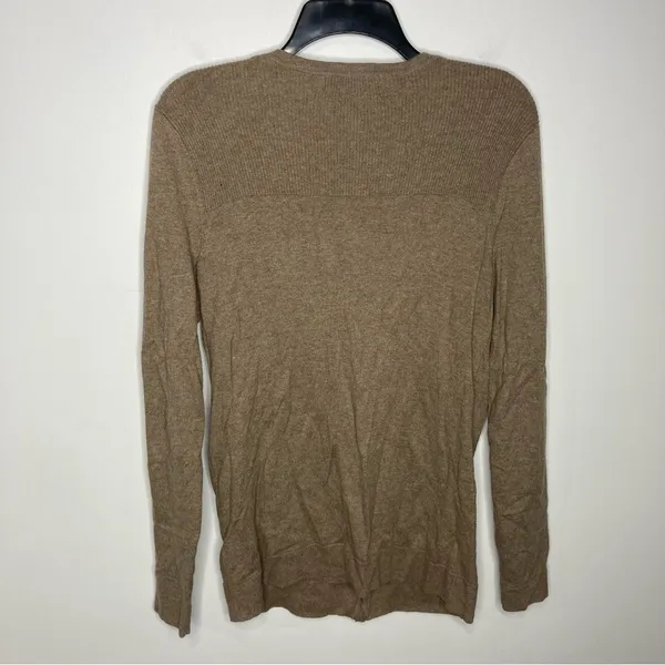 Eddie‎ Bauer tan brown cardigan sweater size medium - Image 4