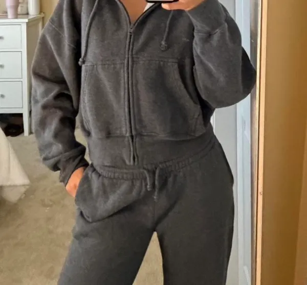 TNA Sweatfleece Aritzia Cozy Fleece Boyfriend Sweatpants - Image 5
