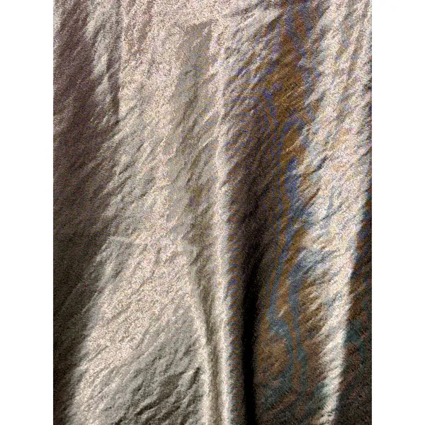 NEW Halara Silver Metallic Satin Adjustable Straps Cami Tank Top Womens Size M - Image 5