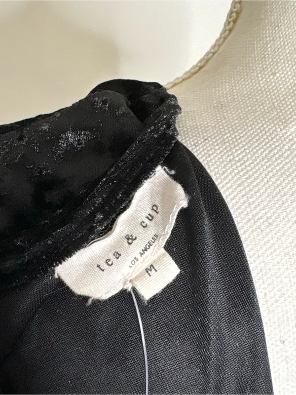 Nordstrom Tea & Cup Long Sleeve Velvet Dress - Image 6
