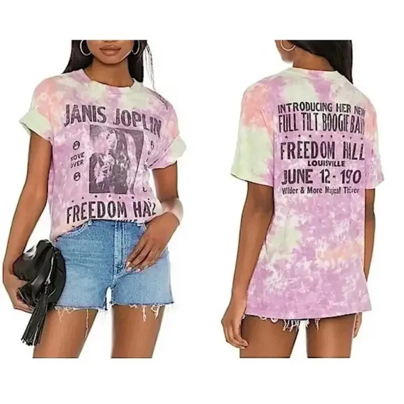 Daydreamer Women's Size Small Janis Joplin Freedom Hall Tee - Image 2