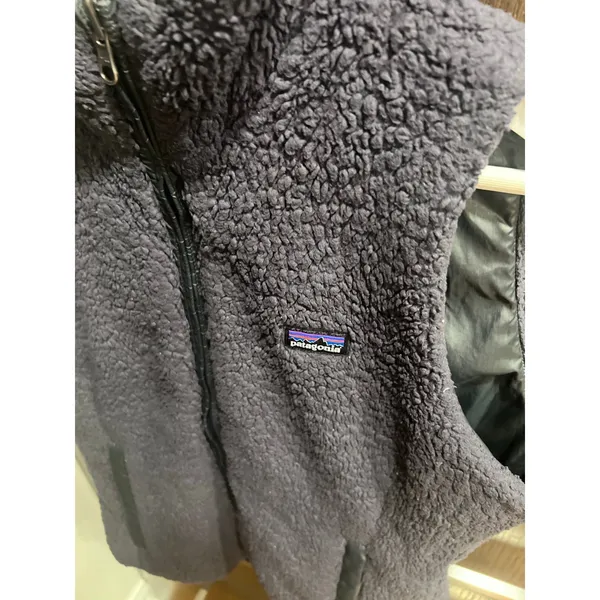 Patagonia Sherpa‎ Vest Women XL navy blue women's medium - Image 2