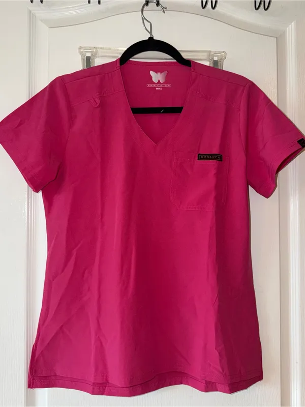 Monarch hot pink scrub set - Image 3