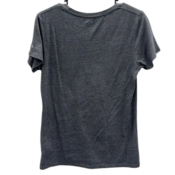 Asics Run Like The Wind Heathered Gray Athletic Graphic Tee Short Sleeve Size XL - Image 6