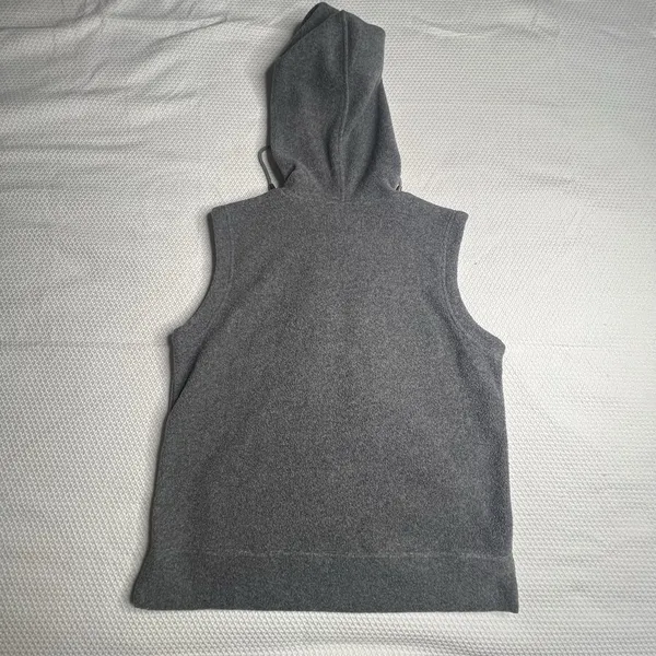 Lavon Snowman/Mittens Christmas Fleece‎ Vest W/Hood Medium Winter Holiday Zip Up - Image 2