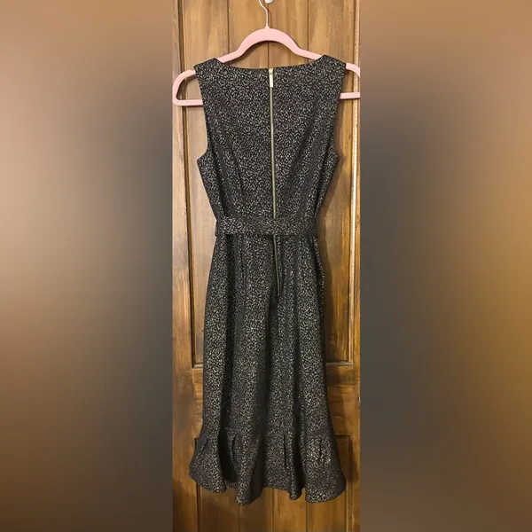 Calvin Klein Glittery Black Sleeveless Dress - Image 3