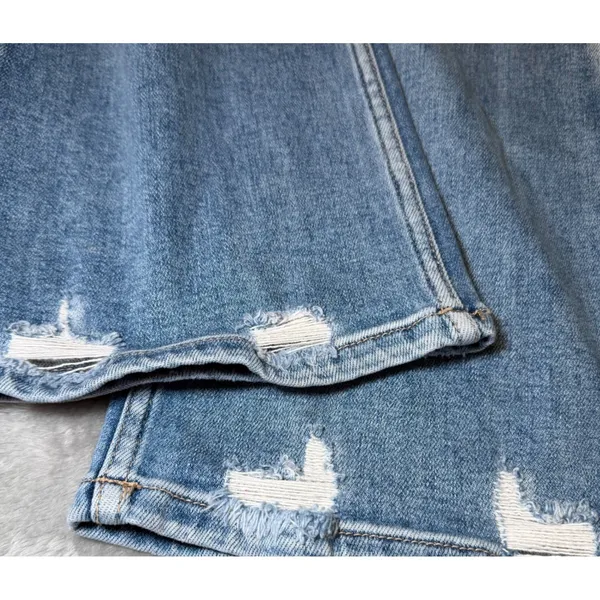BKE Womens Size 28x32 Billie Slim Fit High Rise Bootcut Jeans Distressed Denim - Image 7