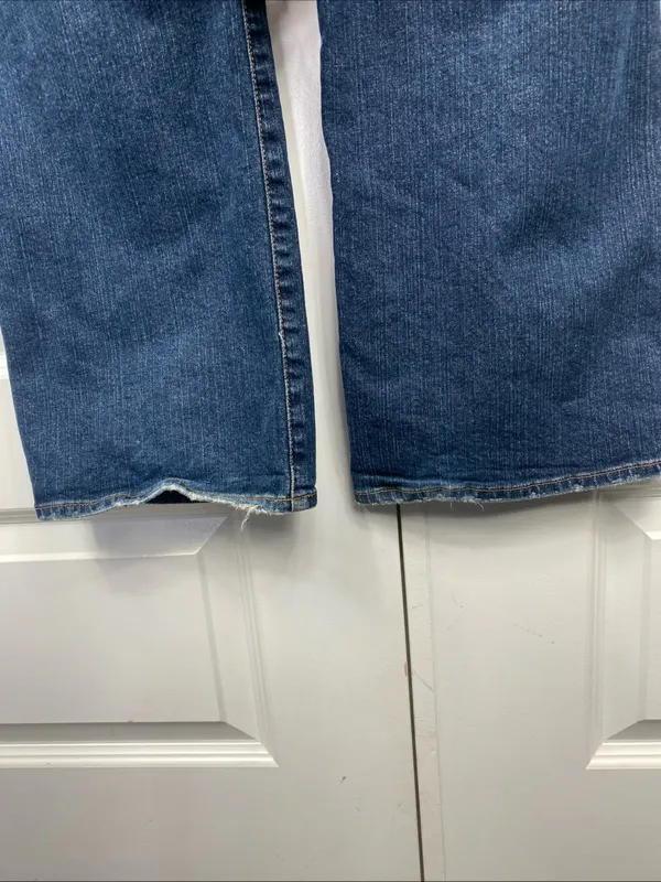 Vintage Lucky Brand Dungarees Denim Jeans Womens 32x31 Red Label Cene 7W10370 - Image 5