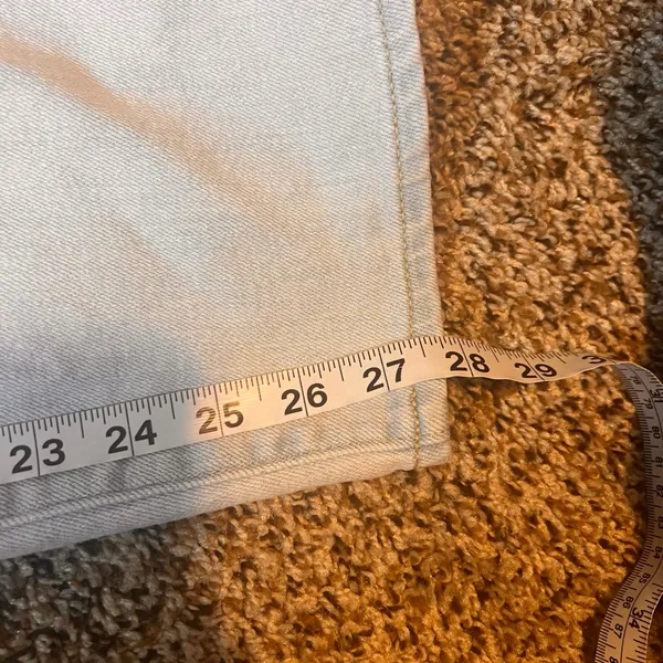 Old Navy OG‎ Straight Jeans High Rise Light Wash Denim Secret Smooth Pockets 16 - Image 6