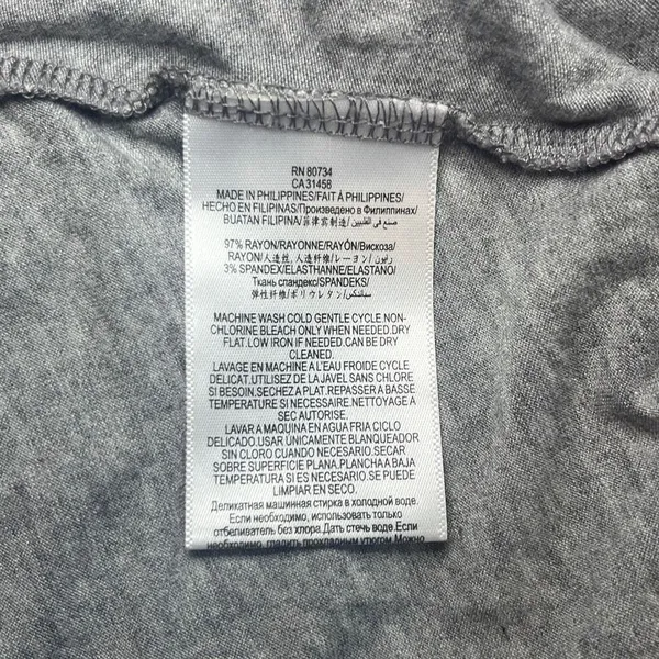 BCBGeneration Women's Gray Short Sleeves Pullover T-Shirt Dress Size L - Image 6