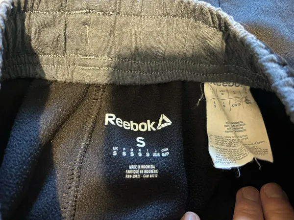 Reebok Black Sweatpants - Image 2