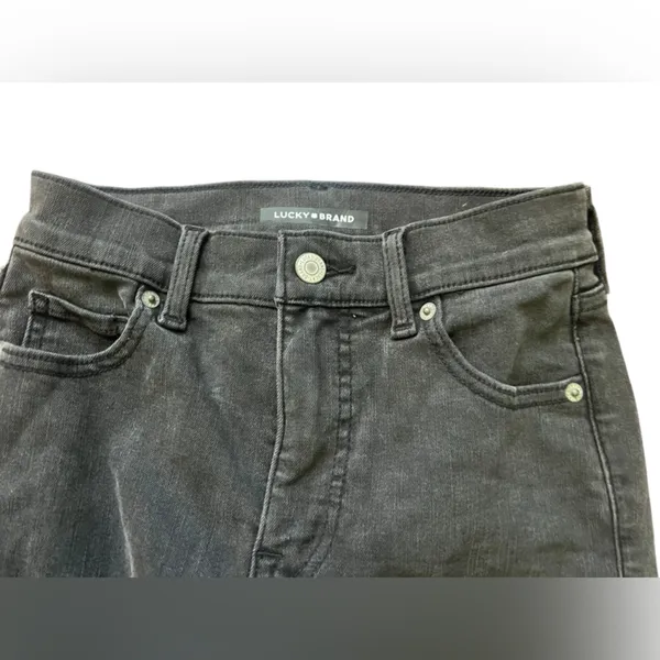 Lucky Brand Women's High Rise Dark Gray Jeans size 24 - Image 3