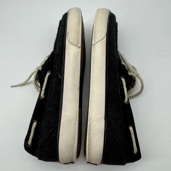 Polo Ralph‎ Lauren Lilia Boat Shoes Women 8.5B Flannel Microsuede Coastal Preppy - Image 9