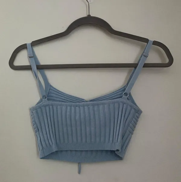 Princess Polly Soft Blue Tank - Image 3
