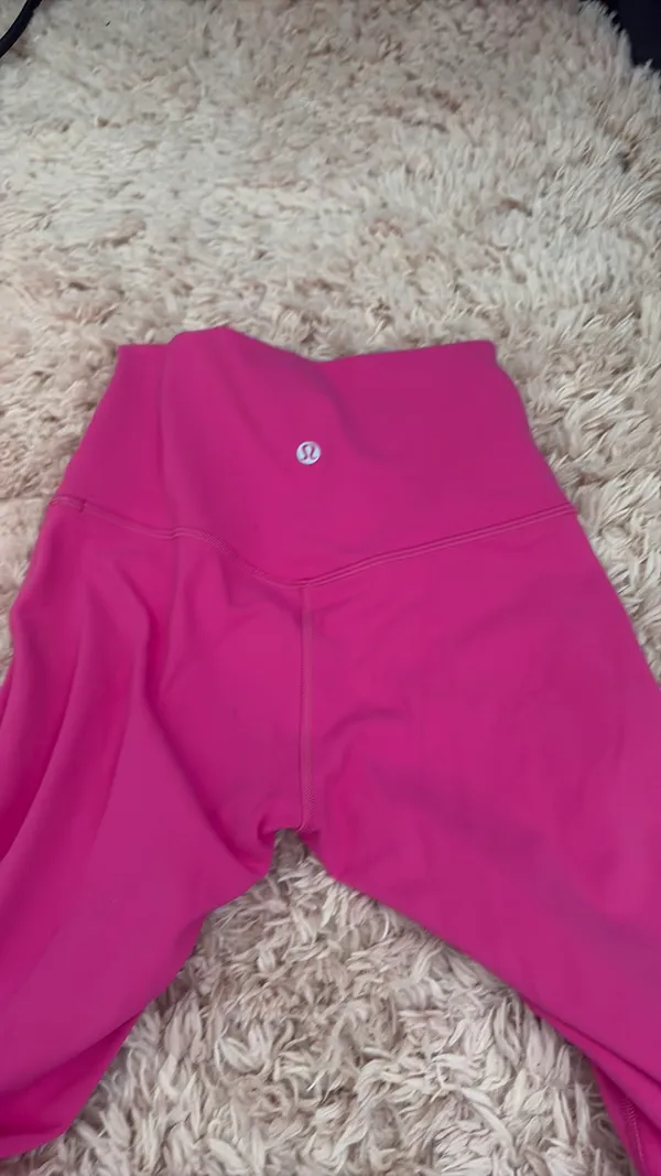 Lululemon Leggings Wunder Under Sonic Pink - Image 3