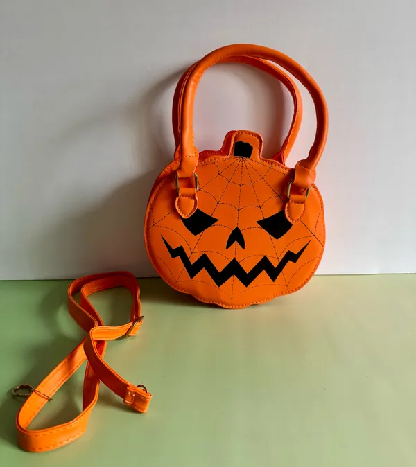 Halloween Crossbody/Handbag (9076) 🎃 Orange - Image 2