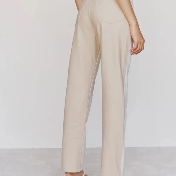 Reformation Sandy Tonal Reworked High Rise Relaxed Straight Jeans Size 25 GUC - Image 11