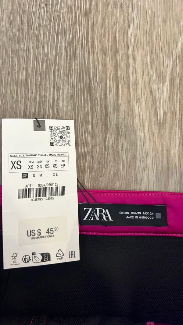 ZARA Satin Cargo Skirt - Image 3