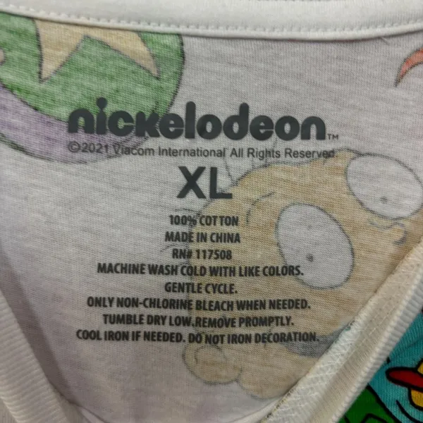 Nickelodeon Tommy and Chucky Rugrats All Over Tshirt size XL - Image 4