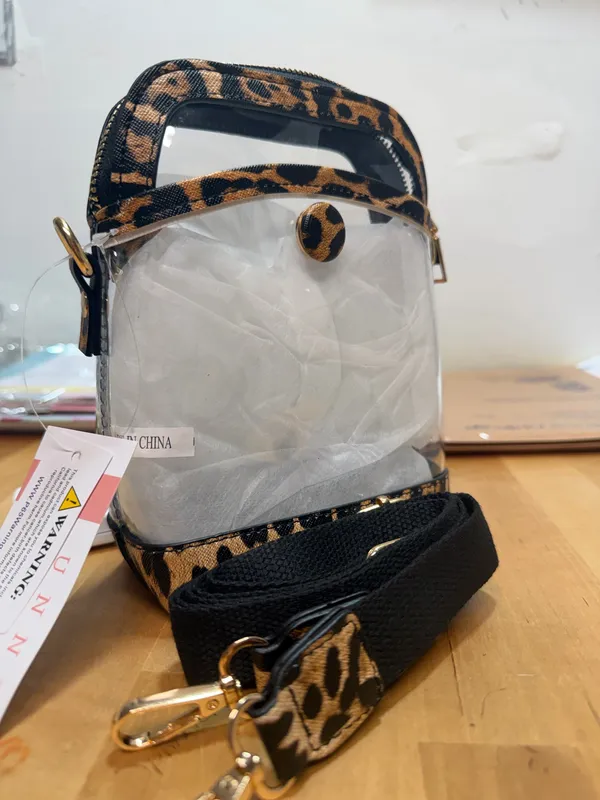 Game day mini leopard crossbody bag Multiple - Image 3