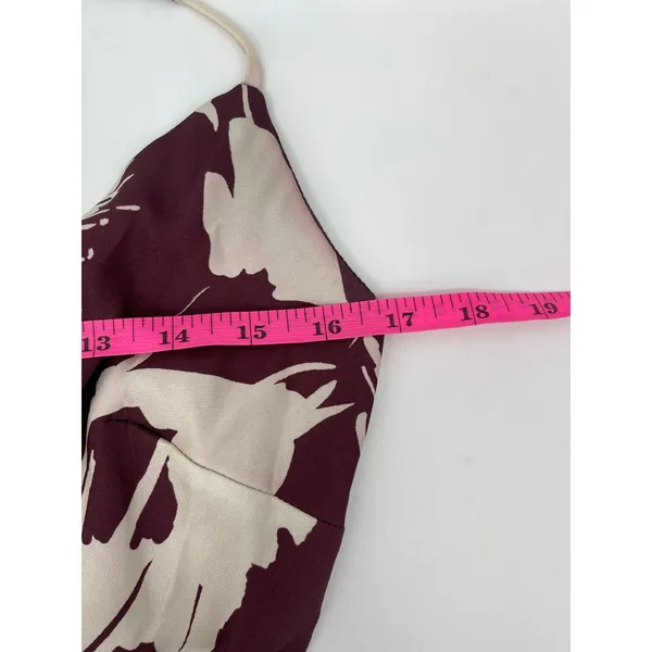 Anthropologie Bailey 44 Andi Fig Maxi Size S Faux Wrap‎ Dress Boho - Image 9