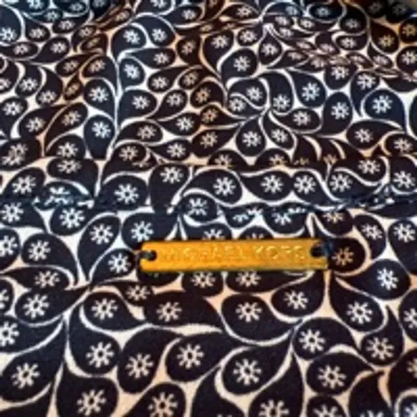 Michael Kors Blue and White Floral Dress XS - Image 4