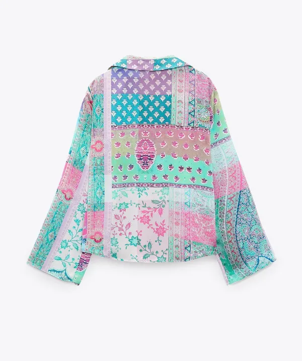Floral Silk Top - Image 2
