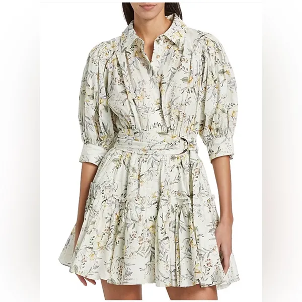 En Saison Cream Floral Mini Dress - Image 2