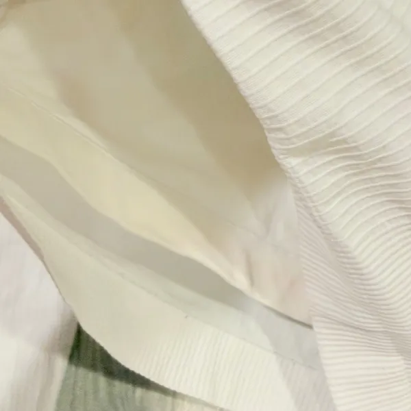 Lululemon Ebb To Street Long Sleeve Top White Ribbed Built In Bra Pilates Size 8 - Image 9