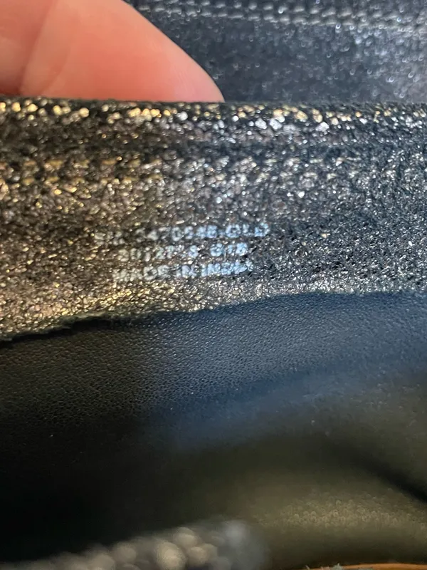 Frye Veronica Boots Size 8.5 Metallic Gold Moto Slip On Booties Black Gold - Image 8