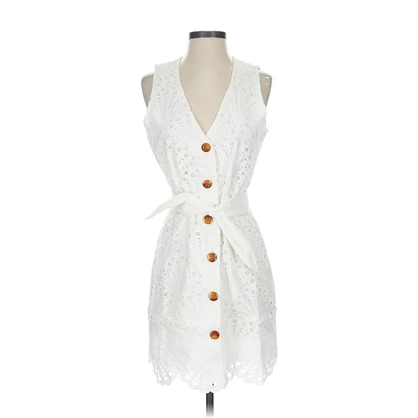 Andie The Navarino Dress in Eyelet White XL NWT - Image 4